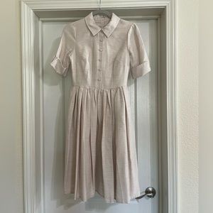 Gal meets glam collared dress